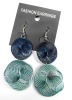 Wholesale charm conical cubic dangling earrings
