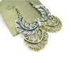 Wholesale Fashion costume jewelry vintage unique alloy feather earrings