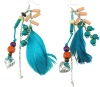 costume jewelry long chain earrings