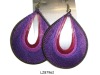 costume earrings / fabric earrings / fantasy earrings