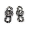 Wholesale Popular fashion costume jewelry hematite earrings