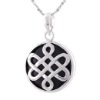 Wholesale ALNB-1093.chinese knot necklace.silver pendant necklace
