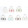 Wholesale enamel tube stud earrings/nice design jewelry