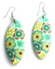 Wholesale costume jewelry leaf shape earrings