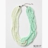 Wholesale beaded long necklace and costume jewelry