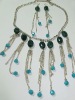 Wholesale N1171-9 fringe costume necklace, Jewelry set