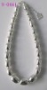 Wholesale 2011 unique design fashion costume jewelry handmade sterling silver bead necklace