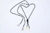 Wholesale costume jewelry plastic beads handmade fashion letter shape necklace