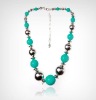 Wholesale plstic bead necklace, plastic jewelry, ecnomic jewlery