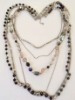 Wholesale multy beaded and chains necklace