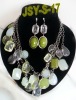 Wholesale women costume jewelry set necklace and earring sets