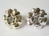 Wholesale fashion flower shape plastic acrylic costume finger ring