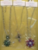 Wholesale fashion necklace/alloy necklace/acrylic stone necklace/rhinestone with diamond jewelry /sample necklace/flower,butterfly necklace