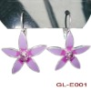 Wholesale Flower shaped pendant earring