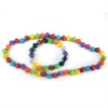 Wholesale Rainbow necklace,Kids acrylic necklace,Kids acrylic beaded necklace/jewelry