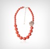 Wholesale fashion acrylic baead necklace, acrylic bead jewelry, elegant jewelry