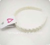 Wholesale Fashion costume jewelry sweet girl pure white braid headband