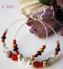 Wholesale 2011 fashion costume jewelry cloisonne enamel large hoop earrings