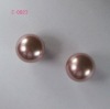 Wholesale 2011 hot selling fashion costume jewelry fancy light rose pearl stud earrings