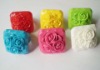 Wholesale fashion rose shape plastic acrylic costume finger ring