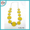 Wholesale costume cheap acrylic necklace