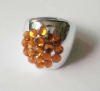 Wholesale fahion plastic acrylic costume finger ring