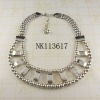 Wholesale Costume jewelry alloy heavy necklace with charms