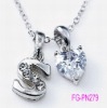 Wholesale charm necklace ,costume jewelry