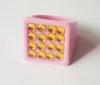 Wholesale fahion plastic acrylic costume finger ring