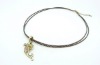 Wholesale fashion strane golden charm costume jewelry
