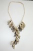 Wholesale Leaf Charm Chain Necklace Costume Jewelry