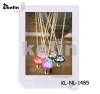 Wholesale latest fashion alloy chain with colored mushroom pendant costume necklace