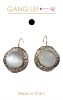 Wholesale fashion alloy jewelry earrings/costume jewelry strass/fashion dangle earrings