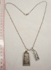 Wholesale Words printed pendant necklace