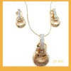 Wholesale 2011 fashion trend alloy jewelry set