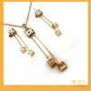 Wholesale 2011 fashion trend alloy jewelry set