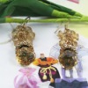 Wholesale 2011 the most popular fashion costume jewelry amber earring