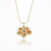 Wholesale Costume jewelry,18k glod plate.copper alloy,lovey flower.charm pendant jewelry
