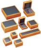 Wholesale Elegant Wooden Jewelry Gift Box With Flocking