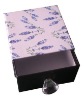 Wholesale Lavender print jewelry drawer box with knob