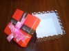 Wholesale 2011 square shape Christmas gift box