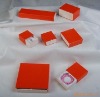 Wholesale red paper jewelry packing boxes