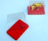 Wholesale plastic package for jewelry /plastic box /PET box with flocking tray