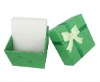 Green Jewelry Knot Hard Gift Box Case