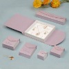 Wholesale light purple paper jewelry packing boxes