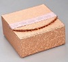Wholesale yellow fashion design handmade paper gift box