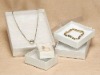 Wholesale white paper jewelry packing boxes