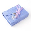 Wholesale 2011 paper gift box with pink ribbon