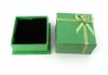 Green paper jewelry box (PJB001)