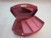 New pattern,fan-shaped fashion jewelry box,gift box,made of pvc